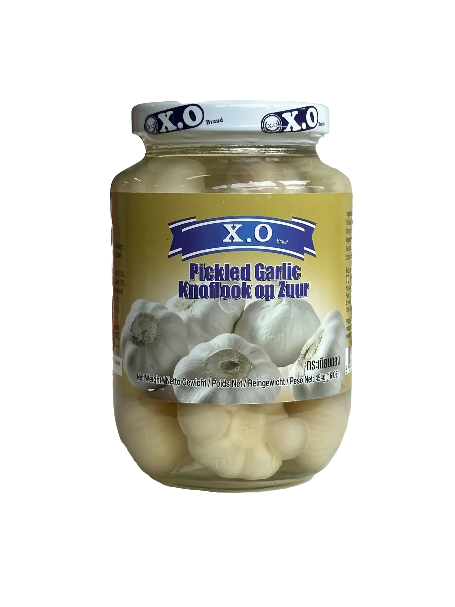 XO Eingelegter Knoblauch, 454g XO Eingelegter Knoblauch, 454g