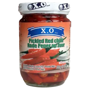 X.O. XO Eingelegte Rote Chili, 227g