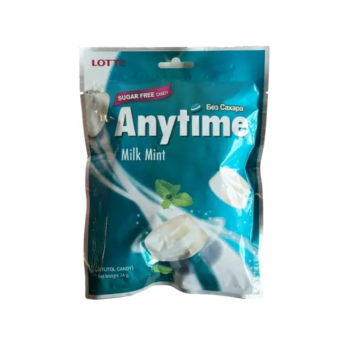 Lotte Lotte Milk Mint Xylitol Candy, 74g