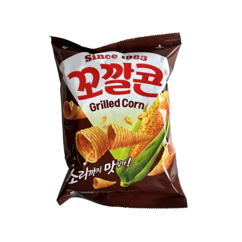 Lotte Lotte Kokal Grilled Corn Chips, 67g Lotte Lotte Kokal Grilled Corn Chips, 67g
