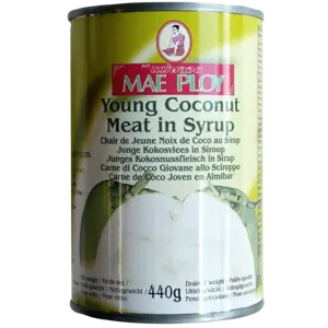 Mae Ploy Mae Ploy Young Coconut Meat in Syrup, 440g