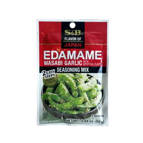 S&B S&B Edamame Wasabi Garlic Seasoning Mix, 24g