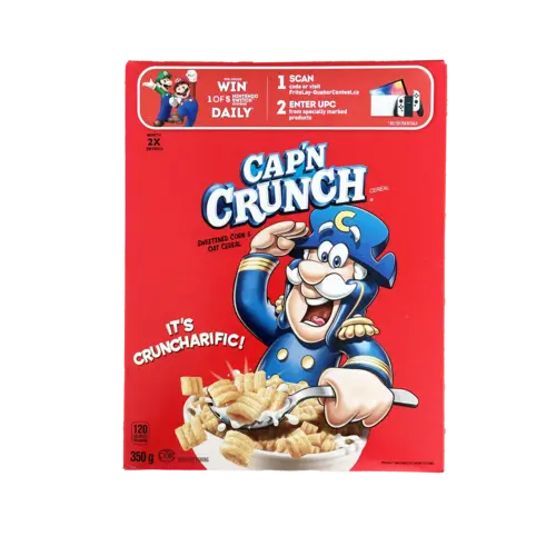 Pepsico Cap'n Crunch Cereal, 350g