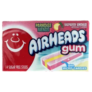 Airheads Gum Raspberry Lemonade, 14pcs Best before: 01/05/2024