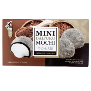 Love & Love Mini Mochi Chocolate Flavour, 80g BBD 6-10-26 Love & Love Mini Mochi Chocolate Flavour, 80g BBD 6-10-26
