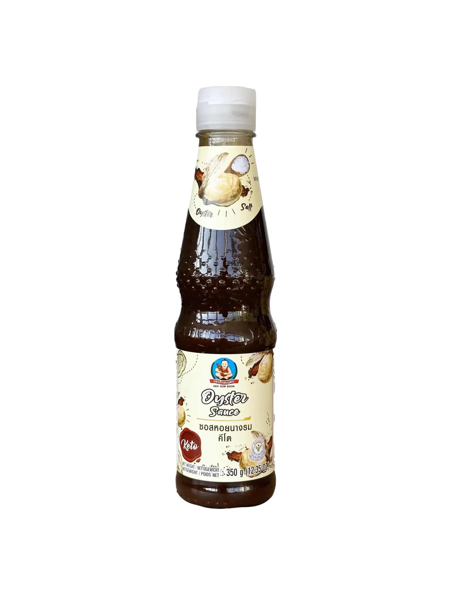 Dek Som Boon Oyster Sauce Keto, 350g Tjin's Toko