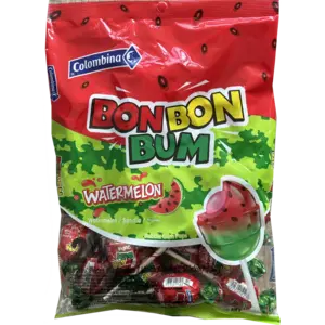 Colombina Colombina Bon Bon Bum Wassermelonen-Kaugummilutscher, 408g