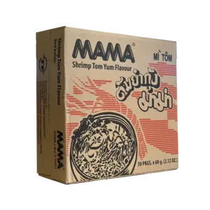 MAMA MAMA Instant Noodles Tom Yum Shrimp BOX, 30x60g