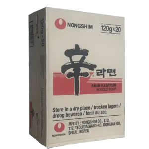 Nongshim Nongshim Shin Ramyun BOX, 20x120g