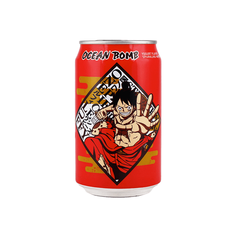 One Piece Yogurt Flavor Sparkling Water, 330ml Tjin's Toko