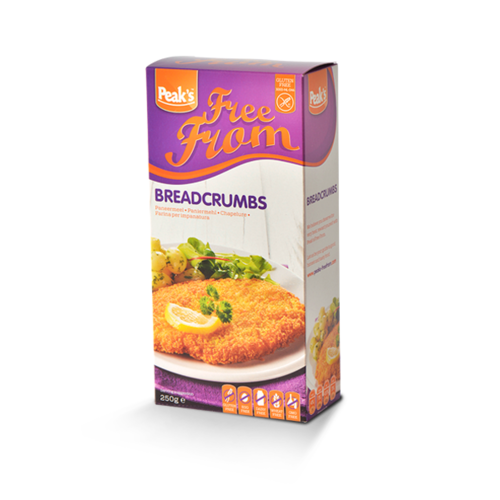 Peak's Gluten Free Bread Crumbs, 250g