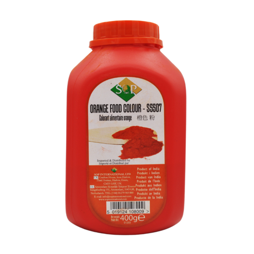 Sop Orange Food Colour Powder, 400g