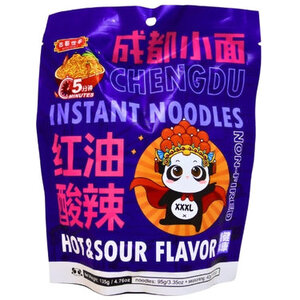 Chengdu Instant Noodles Hot & Sour Flavor, 135g