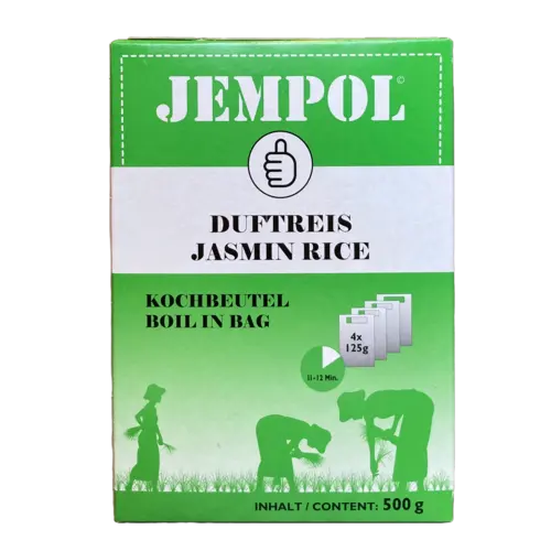 Jempol Jasmine Rice Boil In Bag, 500g