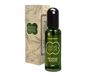 Kutus Kutus Minyak Balur Herbal Oil, 100ml - Tjin's Toko