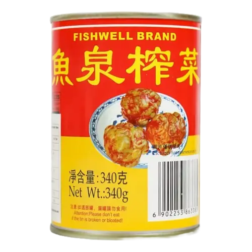 Fishwell Sichuan Eingelegter Senfstamm Ganz, 340g