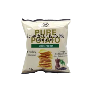 Koikeya Koikeya Schwarze Pfeffer Chips, 50g