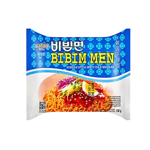 Paldo Paldo Bibim Men Spicy Cold Noodles, 130g