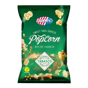 Jimmy's Jimmy's Tabasco Sweet Chili Cheese Popcorn, 90g
