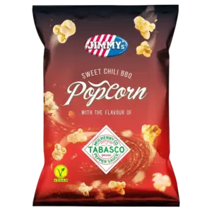 Jimmy's Jimmy's Tabasco Sweet Chili BBQ Popcorn, 90g