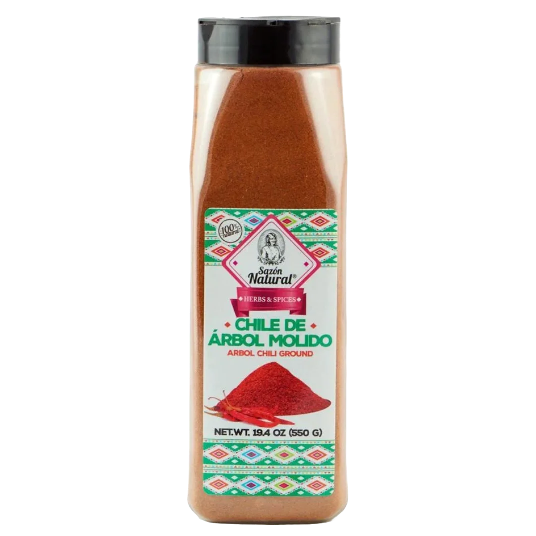 Sazon Natural Chile de Arbol Molido, 550g Tjin's Toko