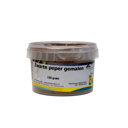 Peper Zwart Gemalen, 150g Peper Zwart Gemalen, 150g