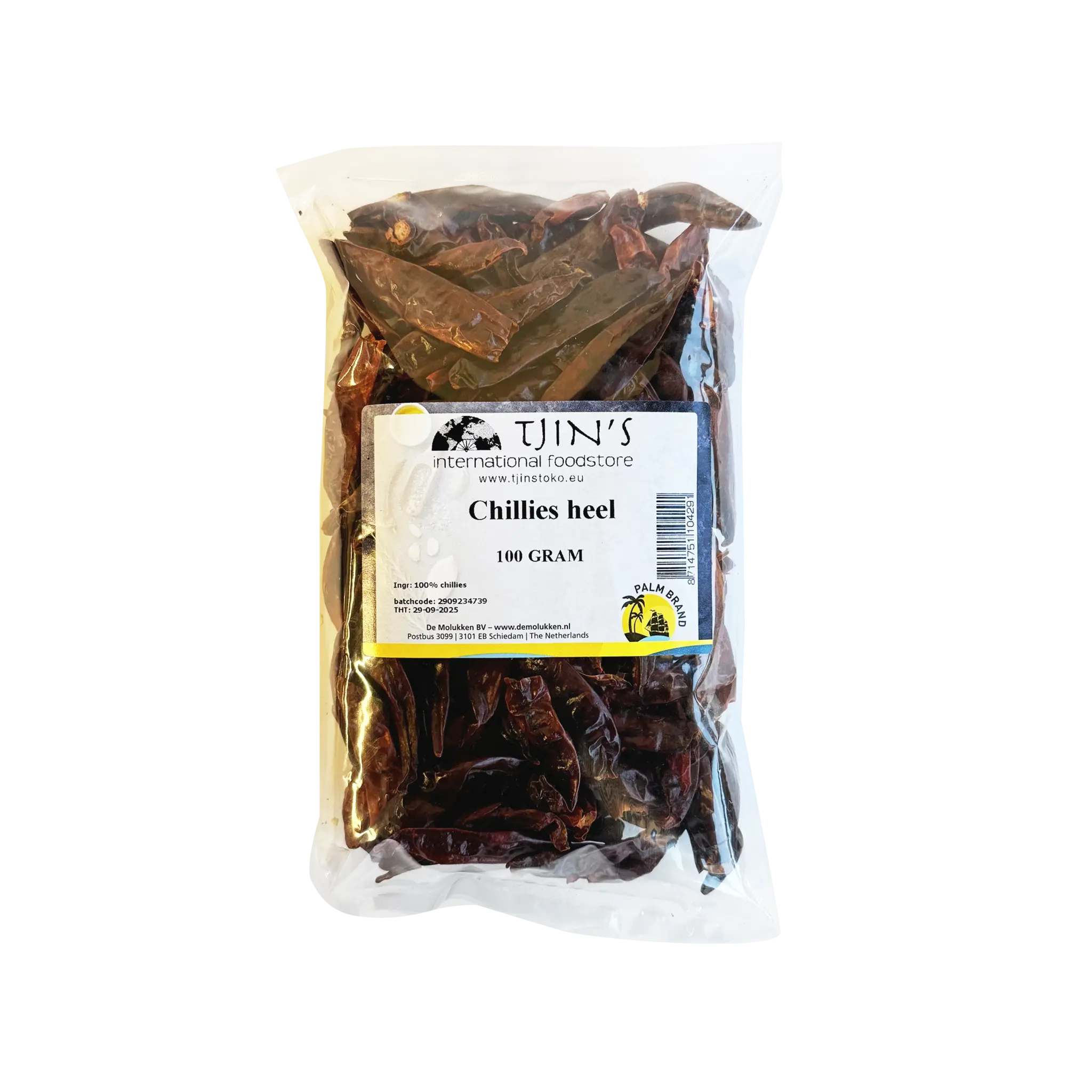 Chillies Whole, 100g