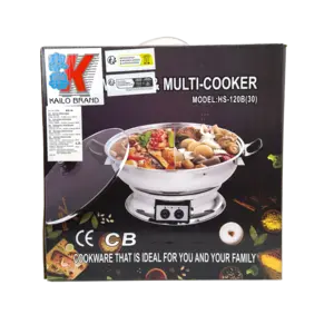 Kailo Kailo Electric Hot Pot/Multi Cooker, 33cm