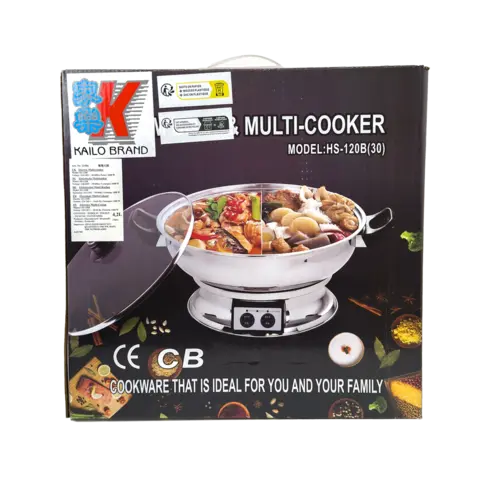 Kailo Electric Hot Pot/Multi Cooker, 33cm