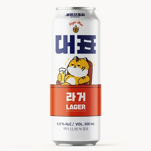 Sevenbrau Daepyo Lager Beer, 500ml