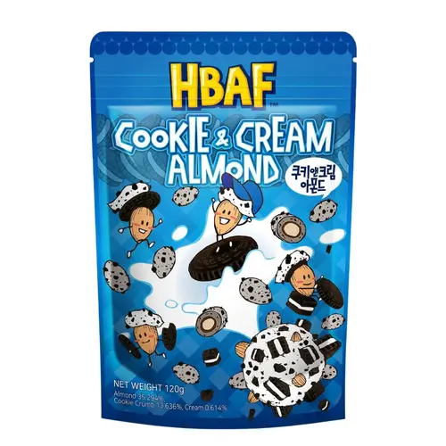 HBAF HBAF Cookie & Cream Almond, 120g