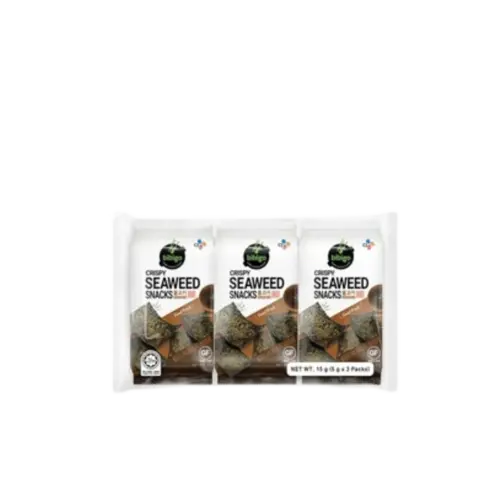 CJ Bibigo Knuspriger Seetang-Snack Koreanisches BBQ, 3x5g