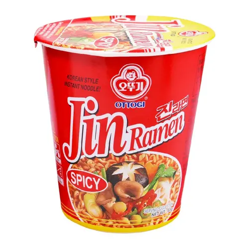 Ottogi Jin Ramen Scharf Becher, 65g