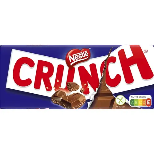 Nestle Nestle Crunch Milk Chocolate Bar, 100g