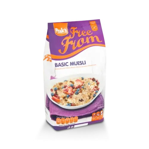 Peak's Gluten Free Basic Muesli, 450g