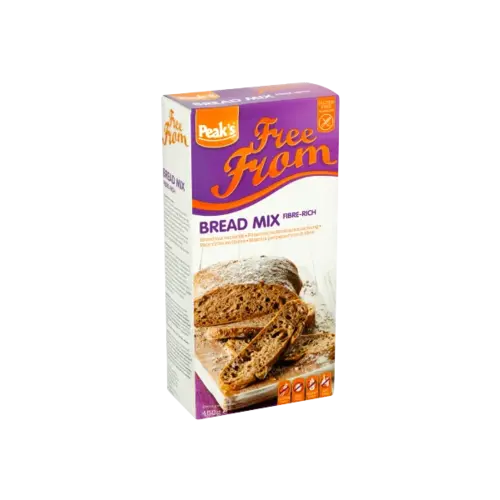 Peak's Gluten Free Fibre-Rich Bread Mix, 450g THT: 01/04/2024