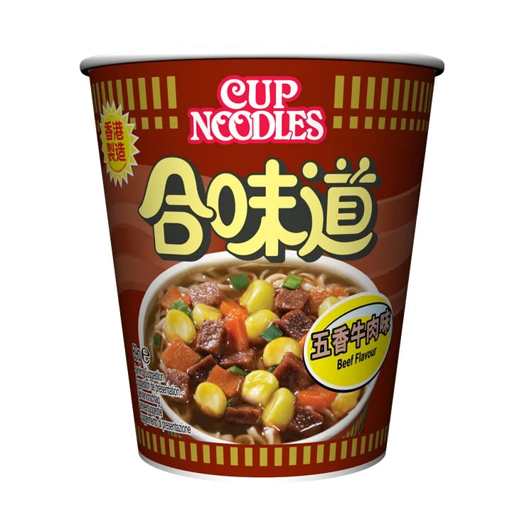 Nissin Cup Noodle Beef, 69g - Tjin's Toko