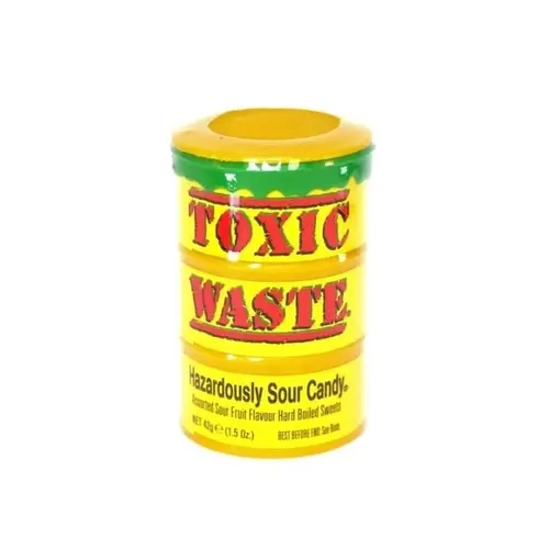 Toxic Waste Yellow Sour Candy Drum, 42g