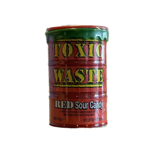 Toxic Waste Red Sour Candy, 42g