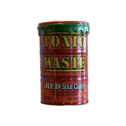 Toxic Waste Rote Saure Bonbons, 42g