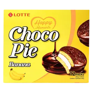 Lotte Chocopie Banane Geschmack, 336g