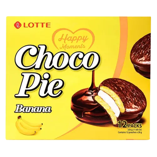Lotte Chocopie Banana Flavour, 336g