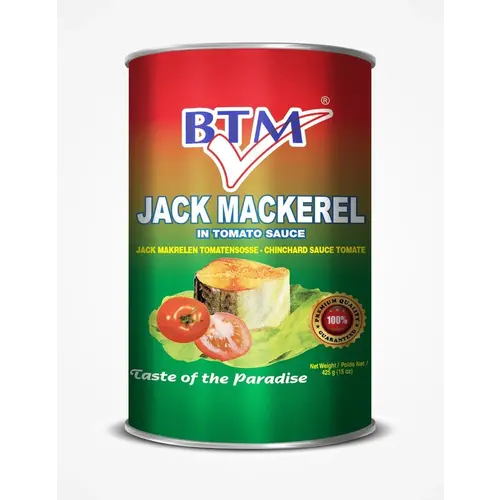 BTM Jack Mackerel in Tomato Sauce, 425g