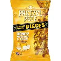 Pretzel Pete Honey Mustard Onion Pretzel, 160g
