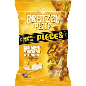 Pretzel Pete Pretzel Pete Honig-Senf Zwiebel Brezel, 160g