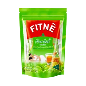 Fitne Grüner Tee Kräuterinfusion Zippack, 15 Stück