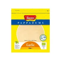 Swad Pappadums Garlic, 200g