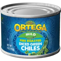 Ortega feuergeröstete gewürfelte grüne Chilis, 113g