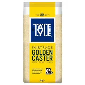 Tate & Lyle Fairtrade Golden Caster Cane Sugar, 1kg