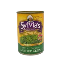 Sylvia's Seasoned Mustard Greens, 411g